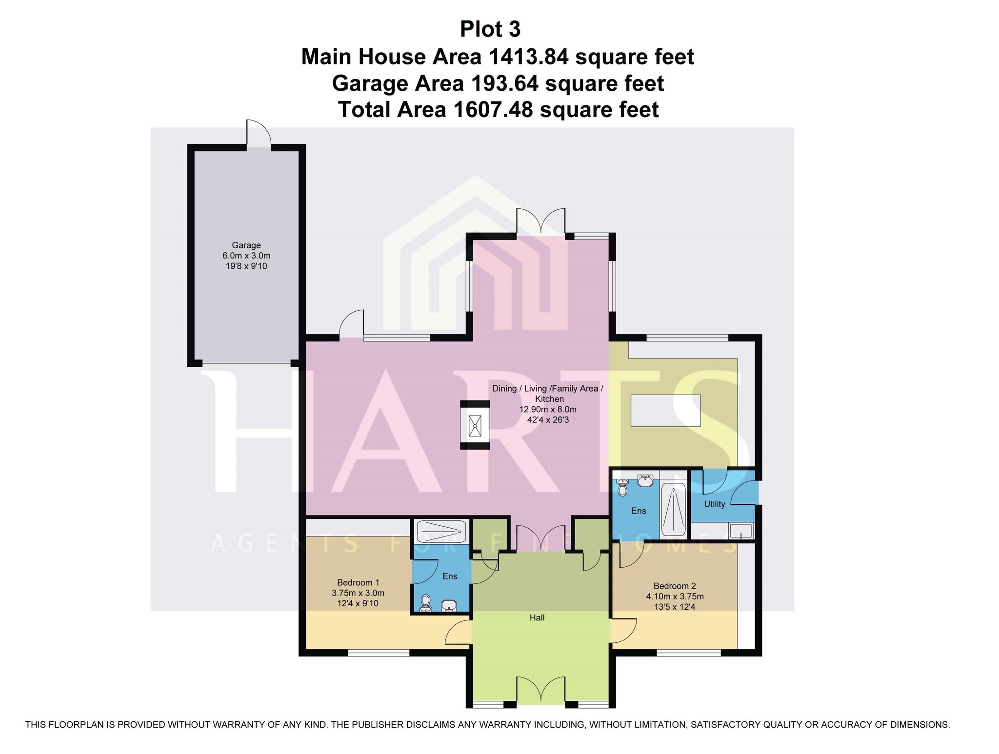 Off St Michaels Road, Warwick Harts Homes