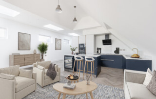 top floor kitchen living area-7